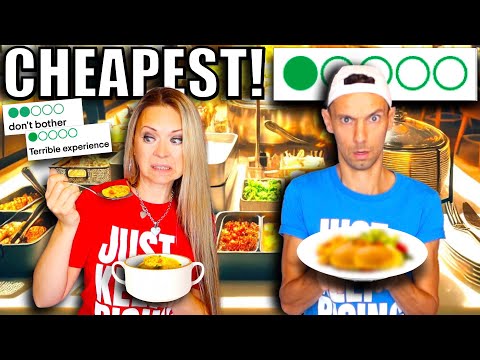 We ate at the CHEAPEST BUFFET restaurant in LONDON! 😮 SHOCKING