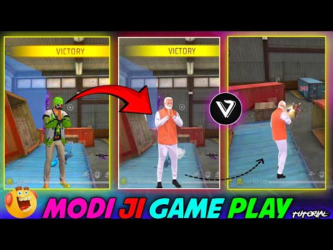 🤠HOW TO CREATE MODI JI GAME PLAY VIDEO🔥👀