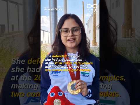 First Gold 🥇🪙 of Paralympics from India 🇮🇳 Avani Lekhara #shorts