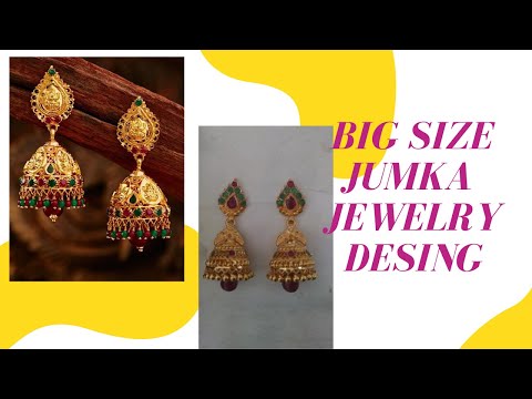 Gold Buttalu Earring  Latest Gold Jhumka 22k Indian Jewelry