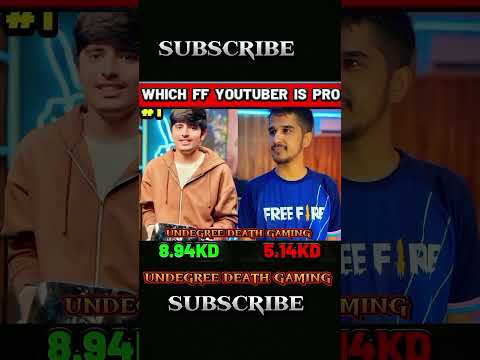 Which Free Fire Max YouTuber Is Pro #shorts #freefire #freefireshorts #shortsfeed #youtubeshorts