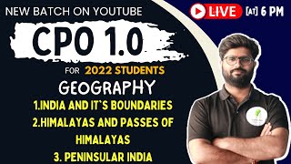 CPO 1.0 | GEOGRAPHY | Lecture 01 | MyPathshala