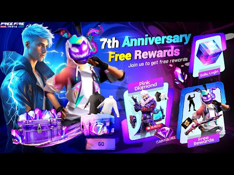 7th Anniversary Free Rewards 🥳🤯| Cobra Bundle Return | Free Fire New Event | Ff New Event