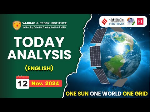 12 November 2024 Current Affairs Today Analysis in English by Vajirao & Reddy IAS Institute