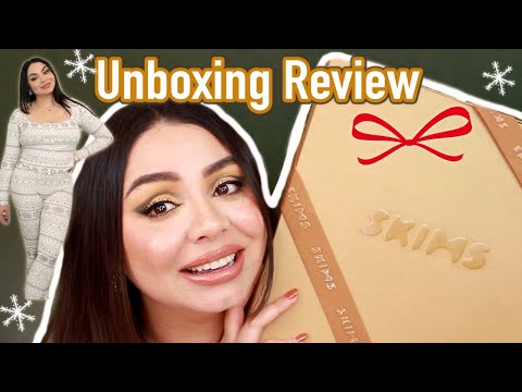 SKIMS Holiday Pjs Unboxing Review and Try On Worth it?