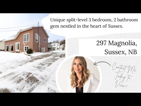 **SOLD**Step into this unique split-level 3 bedroom, 2 bathroom gem nestled in the heart of Sussex!