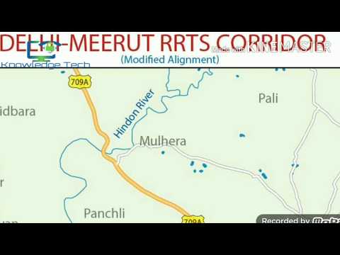 Delhi Meerut Rapid Rail ROOT MAP