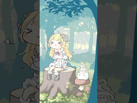 【手描きアニメ】わためと口笛 #shorts