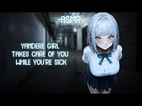 [ASMR] [ROLEPLAY] ♡yandere girl takes care of you while you're sick♡ (binaural/F4A)