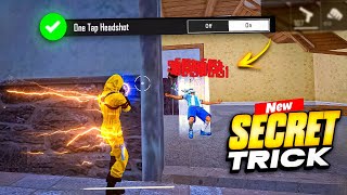 New ONE TAP Headshot Trick 2024 🔥|| Free Fire Secret Tips And Tricks || FireEyes Gaming