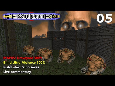 TNT: Revilution - MAP05: Graveyard Shift - Blind Ultra-Violence 100%