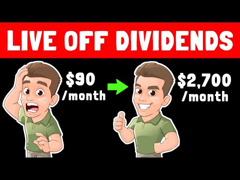 The Fastest Way You Can Live Off Dividends! ($2700 / month)