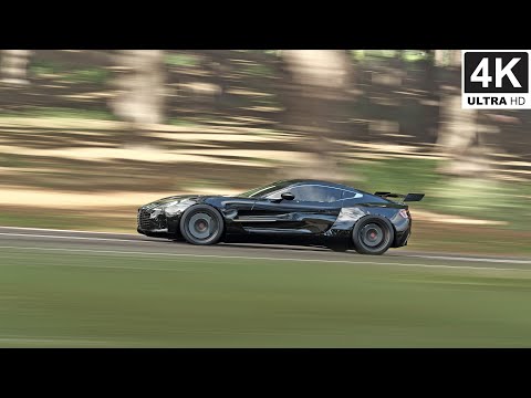 Free roam with AM DB10 in Summer Season - Forza Horizon 4