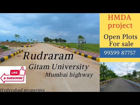 Open Plots for sale Rudraram Sangareddy Mumbai highway| #realestate #property #hyderabadproperties