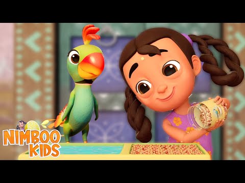 Mitthu Mitthu Main Tota, मिट्ठू मिट्ठू मैं तोता, Kids Songs and Hindi Rhymes for Babies