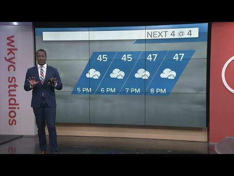 Cleveland weather: Leftover shower chances on Friday with temps in the low 50s