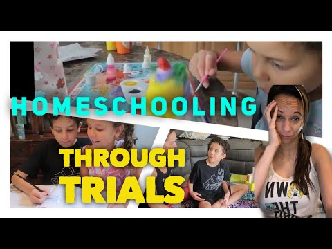 Homeschool DITL || Homeschooling Through Trials || Homeschool Space 2022