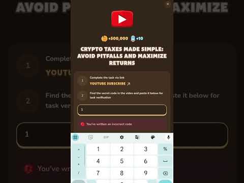 CRYPTO TAXES MADE SIMPLE: AVOID PITFALLS AND MAXIMIZE RETURNS | MEMEFI New Video Code Today