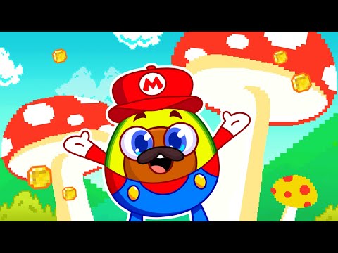 Super Mario Dad 🍄😃 Best Kids Cartoon by Meet Penny🥑💖