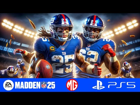 Seahawks vs Giants MADDEN NFL 25 Battle on PS5! MUNDOGAMERBRASIL