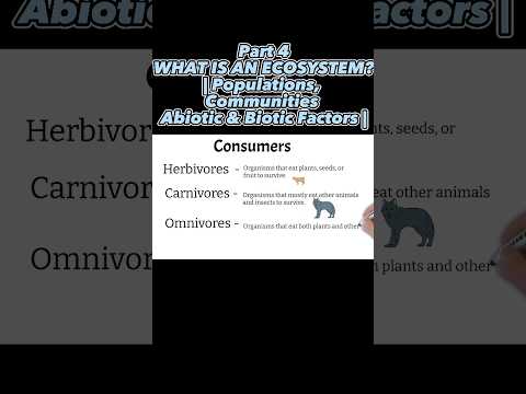 PART 4: Understanding Ecosystems Series #shorts