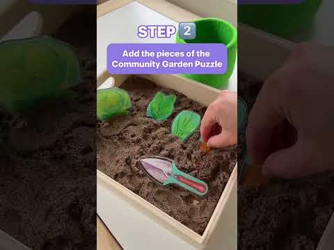 Let your 4-year-old dig into some gardening sensory play with this Lovevery Remix! 🥬🧅