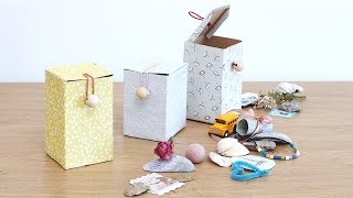 Small treasure chests for holiday memories - DIY by Søstrene Grene