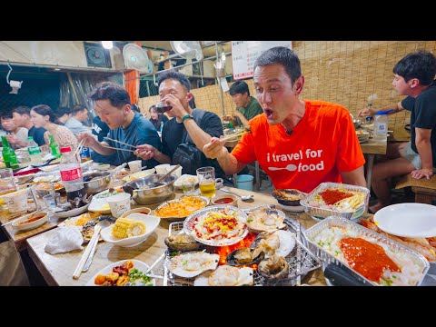 Korean Street Food - EXTREME SEAFOOD + Must Eat Food in Busan, South Korea!! 🇰🇷