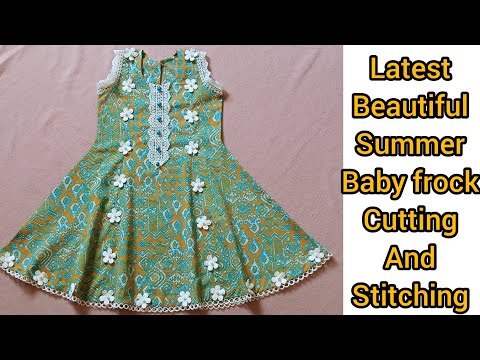 Latest and very beautiful baby frock design || new frock design 2024 cutting and stitching