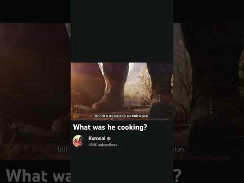 What was he cooking