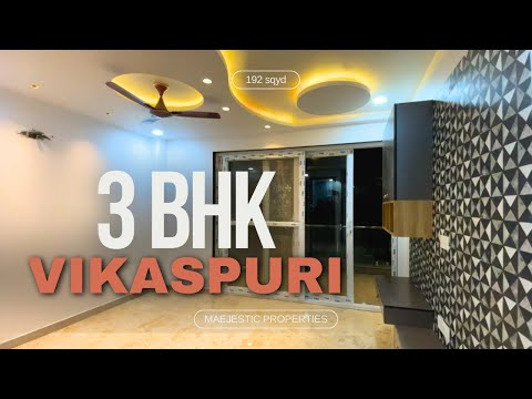 3 Bhk Super Luxury Builder Floor Property for sale in Vikaspuri Delhi | MAEJESTIC PROPERTIES |