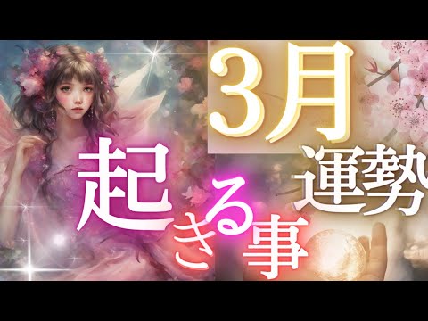 停滞打ち破る！３月起きること【未来予知リーディング】✨見た時がタイミング✨当たるタロットオラクル 💎もしかして視られてる？🌎️仕事 お金 愛 対人関係 タロット ふなチャンネル 風菜チャンネル