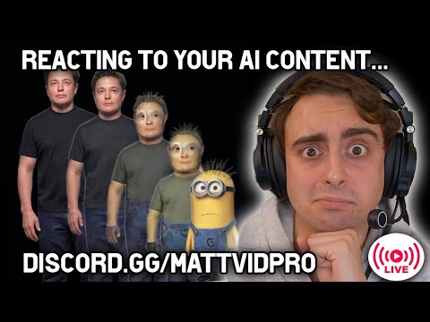 Reacting to your AI Generated Content LIVE