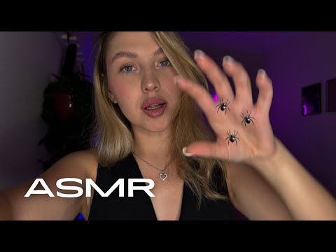 ASMR | spiders crawling up your back & snakes slithering down | tingly 🥰