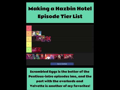 Making A Hazbin Hotel Episode Tier List