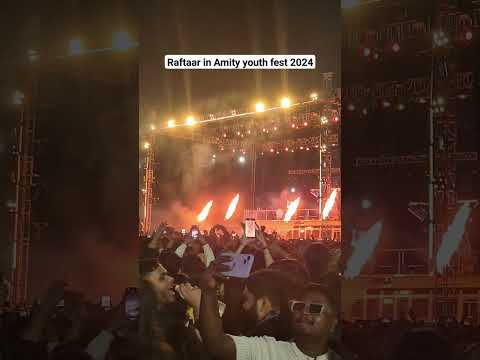 Raftaar Show in Amity Youth Fest 2k24 🔥😍 Amity University Noida ❤️ #amityuniversitynoida #raftaar