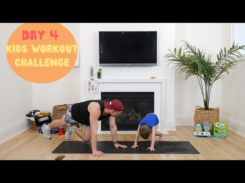 Kids Home Workout Challenge - Day 4