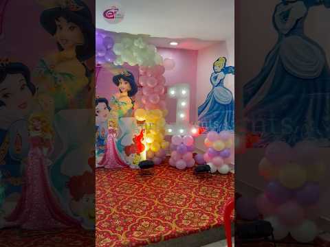 Princess theme package decoration work done by @guruartevents