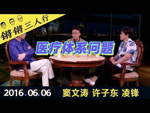 锵锵三人行20160606医疗体系问题(窦文涛 许子东 凌锋)