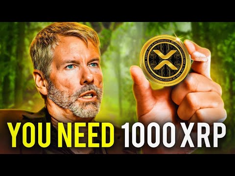 Why You Need To Own Just 1000 XRP! Michael Saylor 2025 Prediction