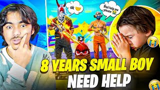 8 Yrs Small Kid Need Help 😍 They Call Me Noob😡 He Cried😥- Laka Gamer