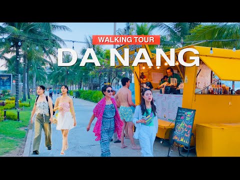 【🇻🇳 4K】Da Nang Promenade & Beach - Vietnam Walking Tour