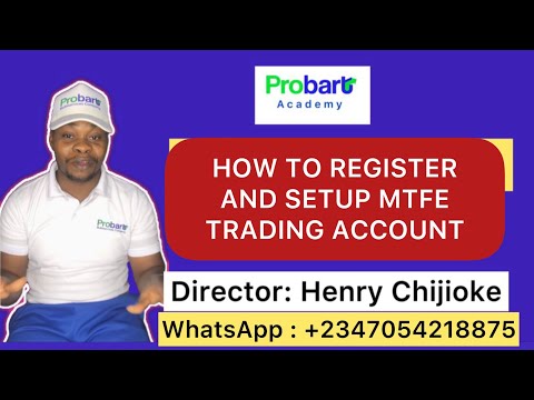 HOW TO REGISTER YOUR MTFE ACCOUNT | PROBART ACADEMY