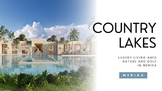 Country Lakes - gated community with exclusive beach club and a world-class golf course in Merida.