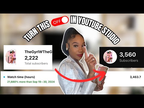 I TURNED THIS OFF IN YOUTUBE STUDIO & MY WATCH HOURS INCREASED IN 3 DAYS 🤯 *RECEIPTS INCLUDED*