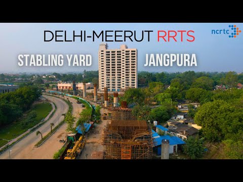 Delhi-Meerut RRTS : Jangpura Stabling Yard | September 2024 Progress #detoxtraveller