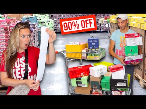 We found a HUGE food DISCOUNT store! 90% off FOOD HAUL shopping at ROGERS