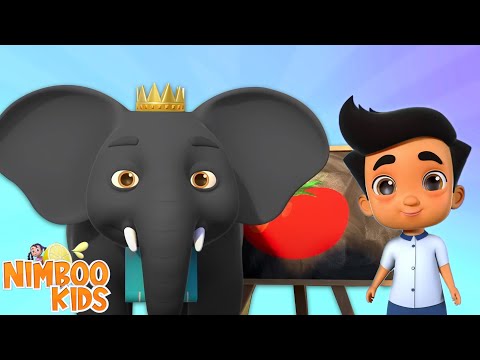 Hathi Raja Kahan Chale, हाथी राजा कहां चले, Bacchon Ki Bal Kavita and Cartoon Rhymes for Children