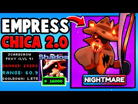 The SCARECROW FOXY Is FLAME EMPRESS CHICA 2.0! (Five Nights TD)