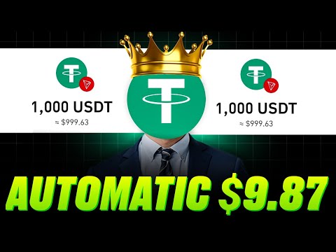 Automatic $9.87 send To wallet ●● awesome earning site